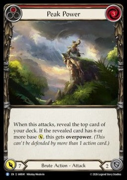 Peak Power (Red) (Rainbow Foil)