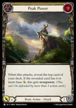 Peak Power (Yellow) (Rainbow Foil)