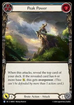 Peak Power (Blue) (Rainbow Foil)