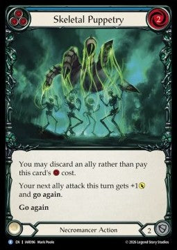 Skeletal Puppetry (Blue) (Rainbow Foil)