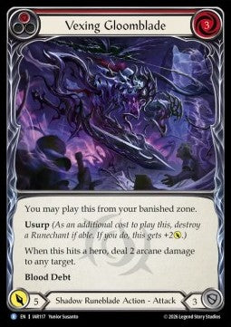Vexing Gloomblade (Red) (Regular)