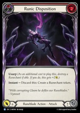 Runic Disposition (Red) (Rainbow Foil)