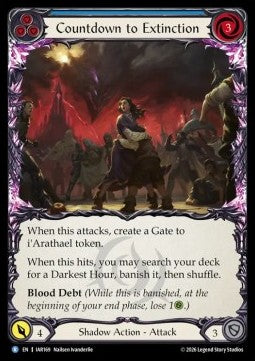 Countdown to Extinction (Blue) (Rainbow Foil)