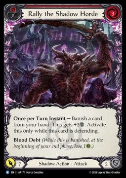 Rally the Shadow Horde (Red) (Regular)