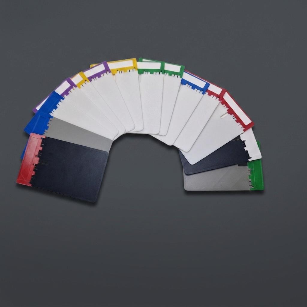 Bendable TCG Card Dividers for Dragon Shield Fortress Drawers