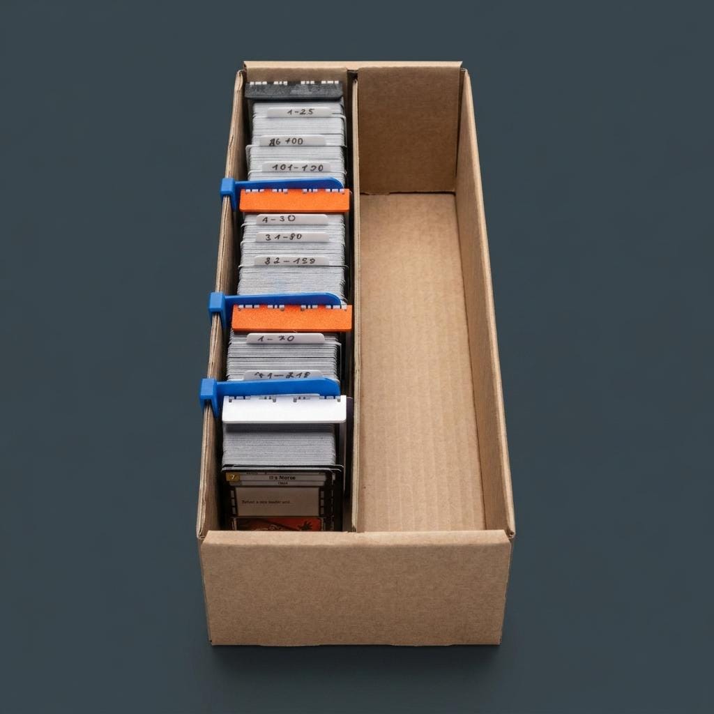 Bendable TCG Card Dividers for Dragon Shield Fortress Drawers