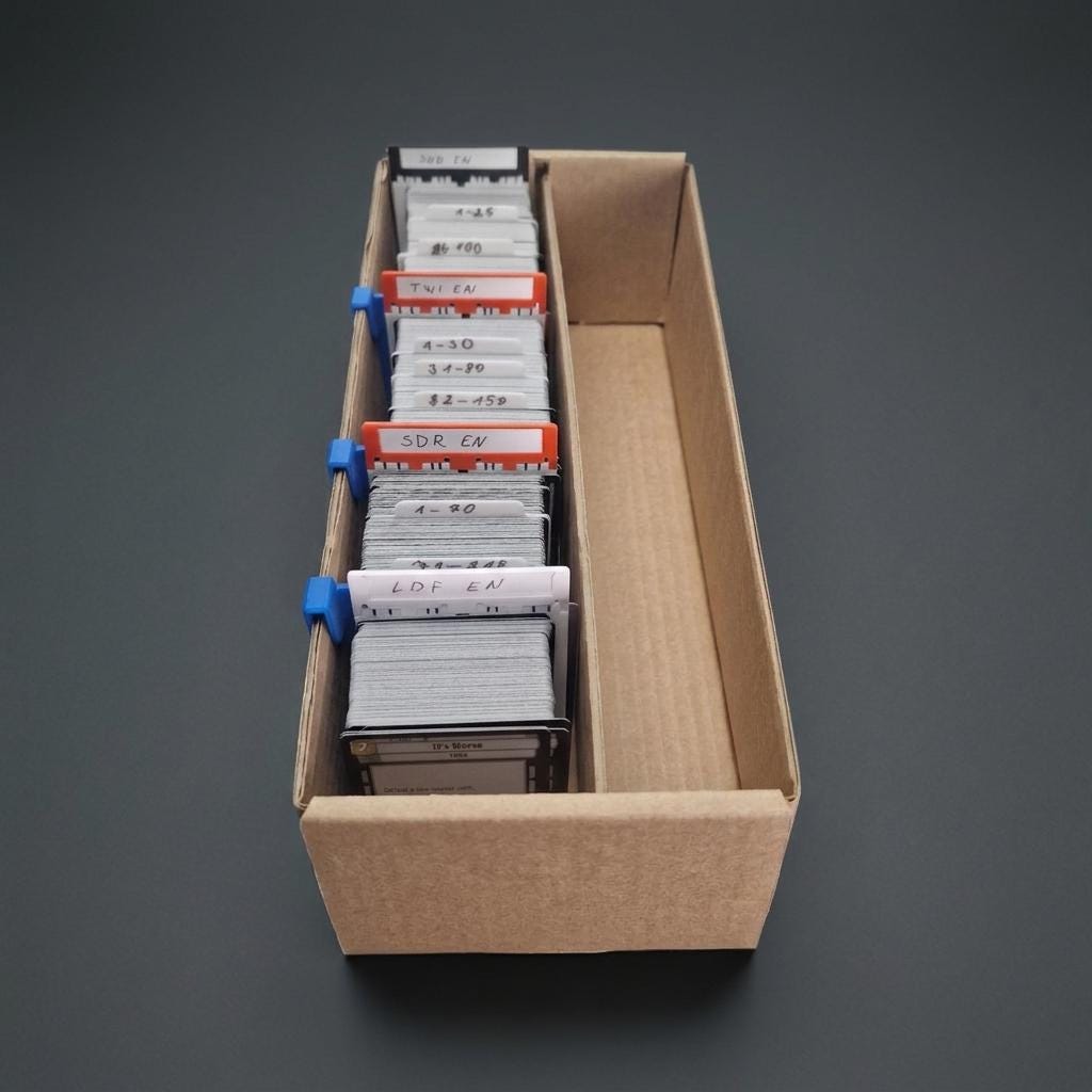 Bendable TCG Card Dividers for Dragon Shield Fortress Drawers